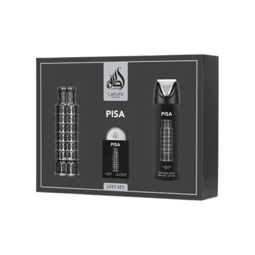 Lattafa Pride Pisa Coffret Cadeau 100 ml eau de parfum 20 ml eau de parfum 200 ml déodorant spray